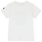 Boys White Logo T-Shirt, 1, hi-res