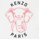 Girls White Elephant Logo T-Shirt, 1, hi-res