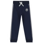 Boys Navy Logo Jogger, 1, hi-res
