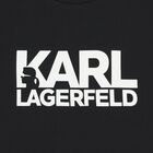 Boys Mini Me Black Logo T-Shirt, 1, hi-res