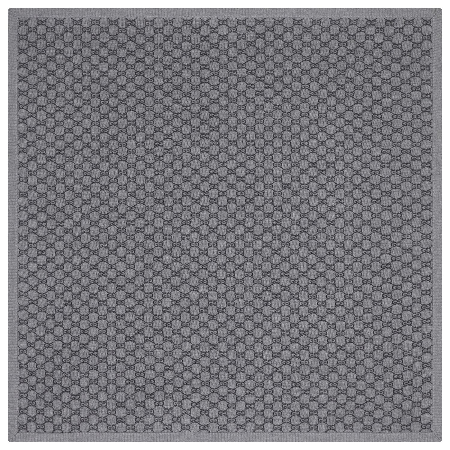 Grey GG Logo Baby Blanket, 3, hi-res