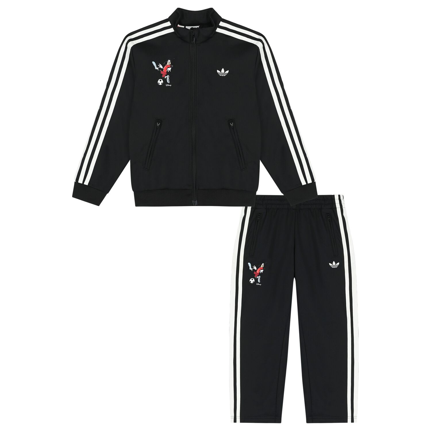 Black Disney Logo Tracksuit, 1, hi-res