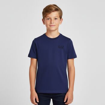 Boys Blue Logo T-Shirt