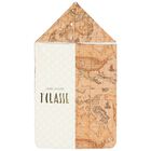 Beige & Ivory Geo Map Baby Nest, 1, hi-res