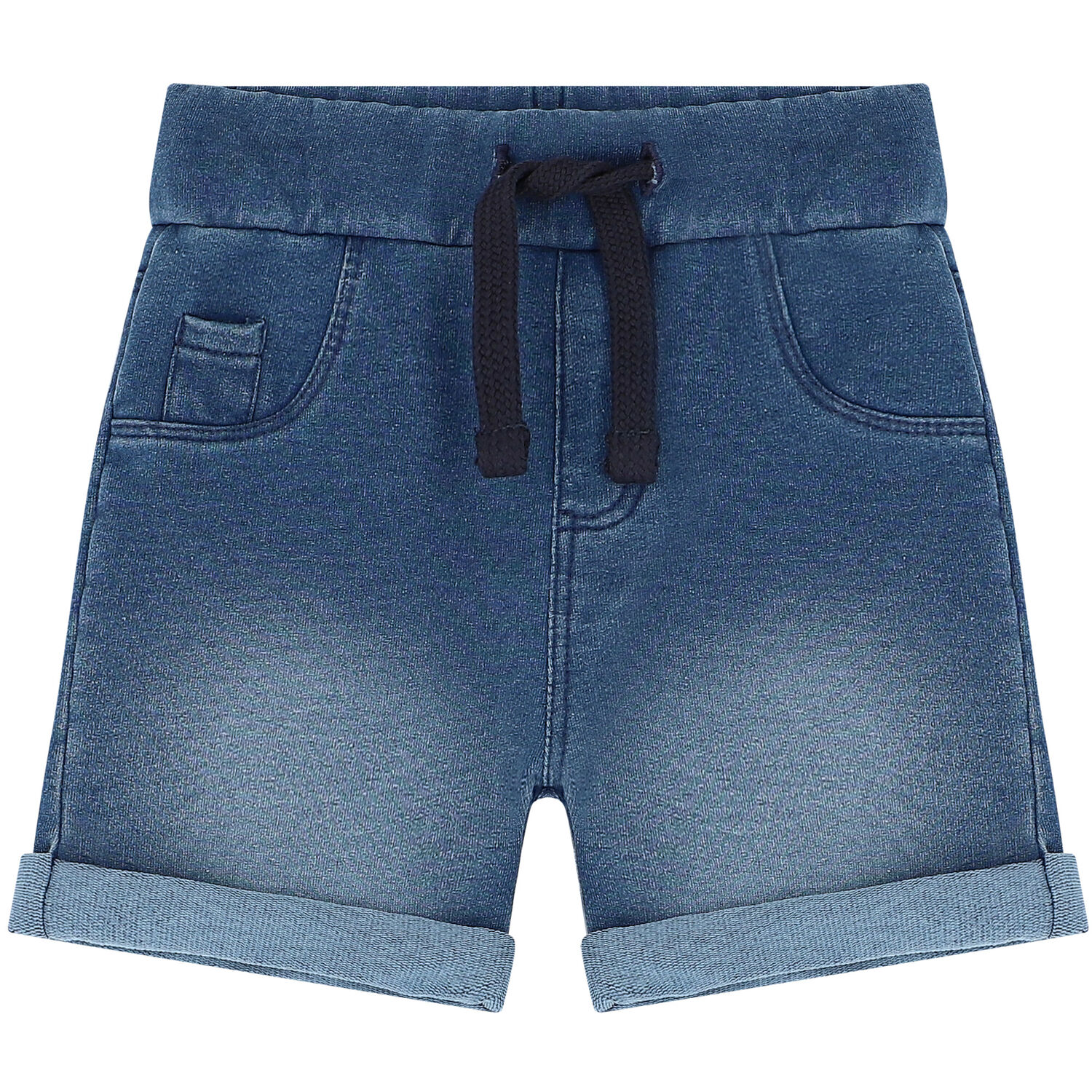 Baby Boys Orange & Blue Logo Shorts Set, 1, hi-res image number null