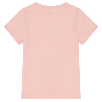 Girls Pink Logo T-Shirt