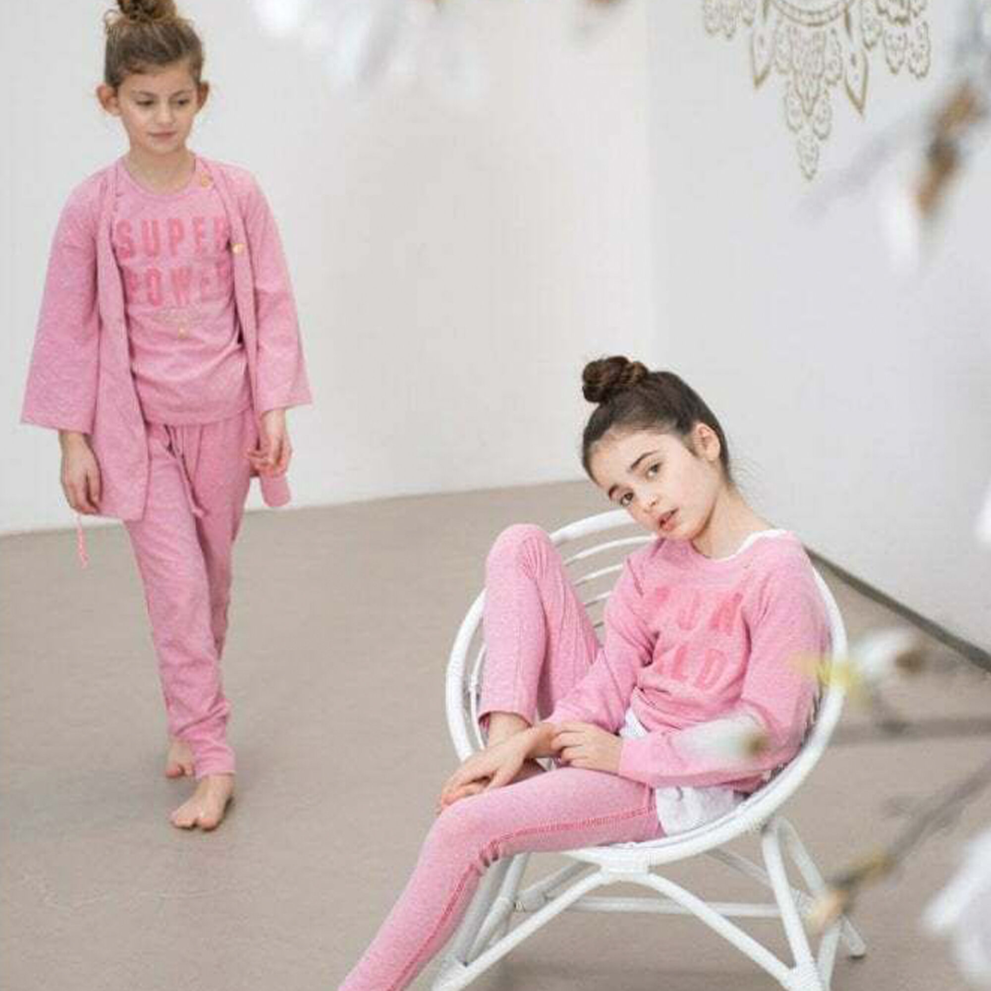 Girls jersey joggers outlet