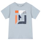 تي شيرت أزرق منقوش للأولاد, 1, hi-res