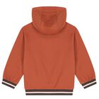 Boys Ivory, Orange & Grey Car Tracksuit ( 3 Piece ), 1, hi-res