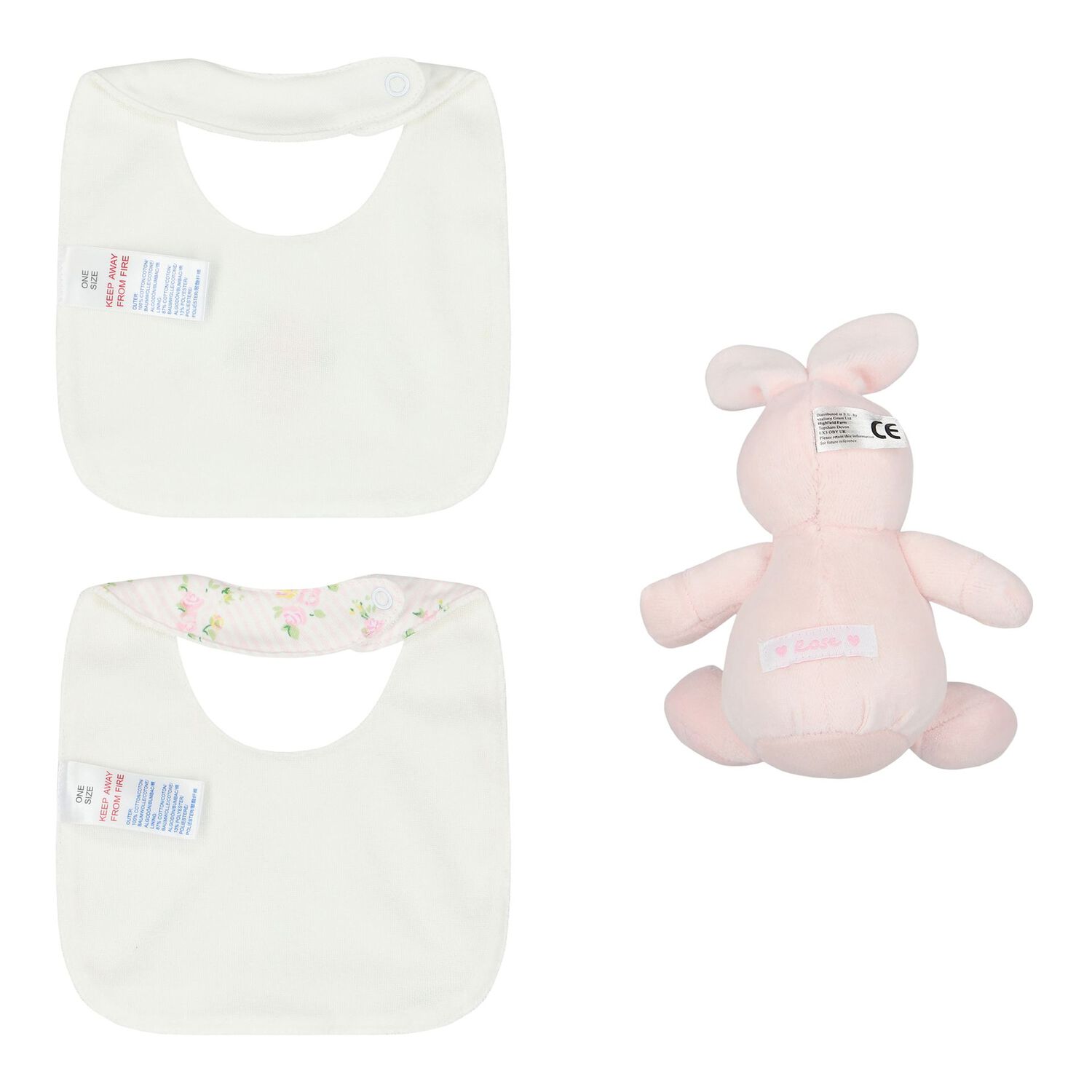 Baby Girls White & Pink Gift Set, 1, hi-res image number null