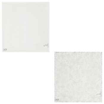 Grey & White Toile De Jouy Muslin Swaddles ( 2-Pack )