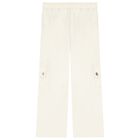 بنطلون بنات باللون العاجي, 2, hi-res