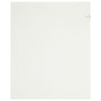 بطانية أطفال باللون بيضاء وذهبية بنقشة خريطة جغرافية