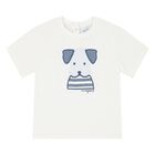 طقم شورت جرو باللونين الأبيض والأزرق للأولاد, 1, hi-res