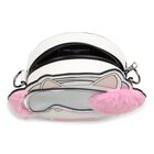 Girls White & Pink Choupette Shoulder Bag ( 14cm ), 1, hi-res