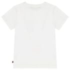 تيشيرت بنات بشعار الحقيبة باللون الأبيض, 1, hi-res