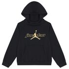 Boys Black Jordan Hooded Top, 1, hi-res