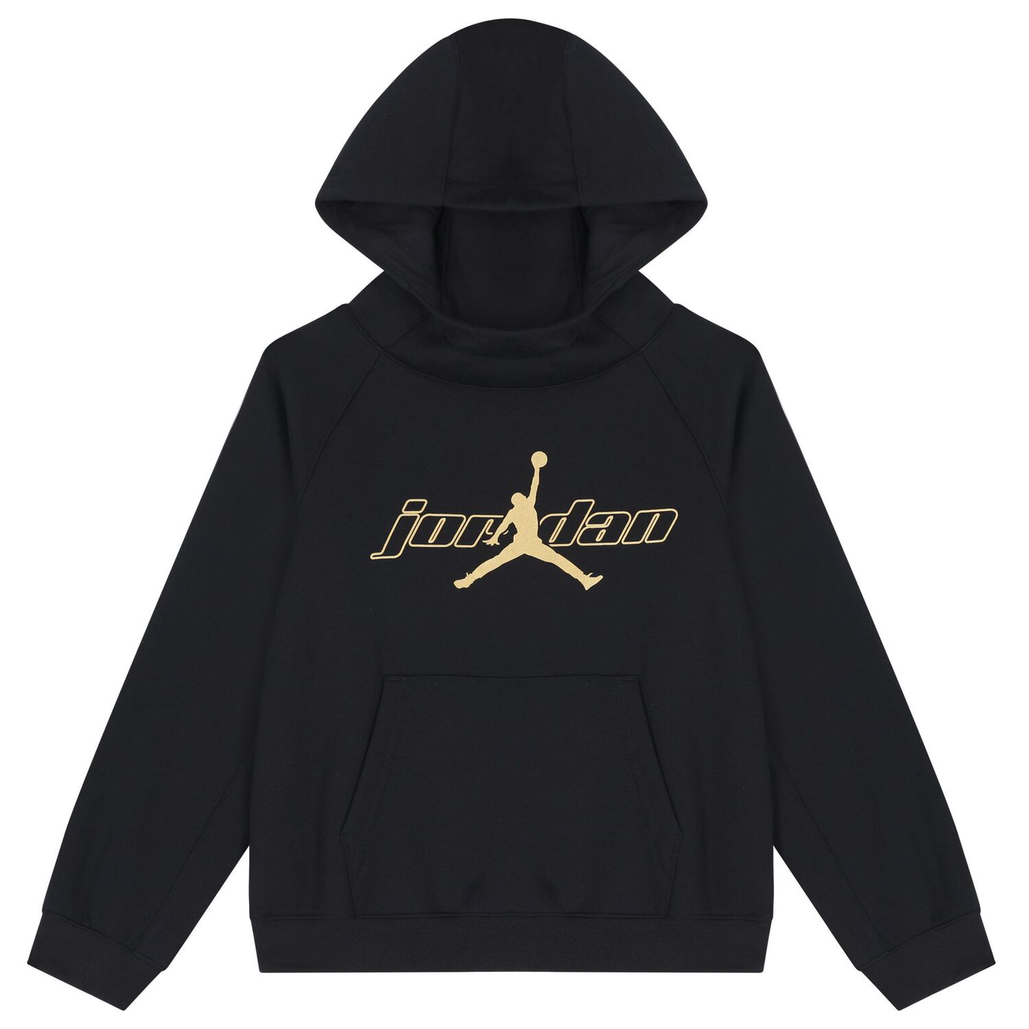 Boys Black Jordan Hooded Top, 1, hi-res