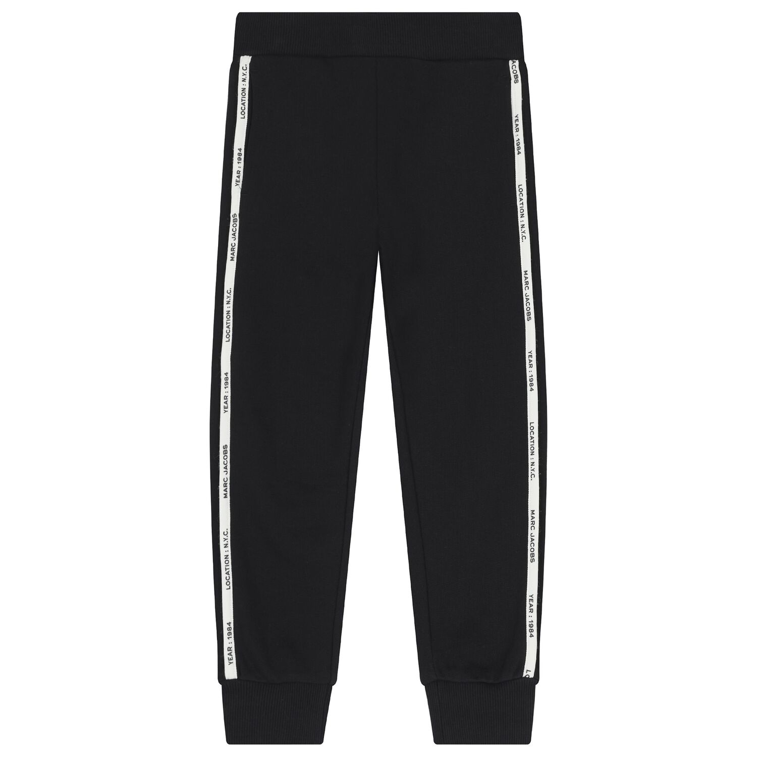 Black Logo Joggers, 1, hi-res