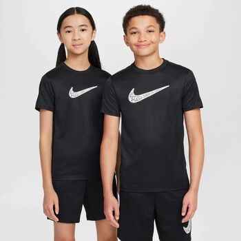 Boys Black & White Logo T-Shirt