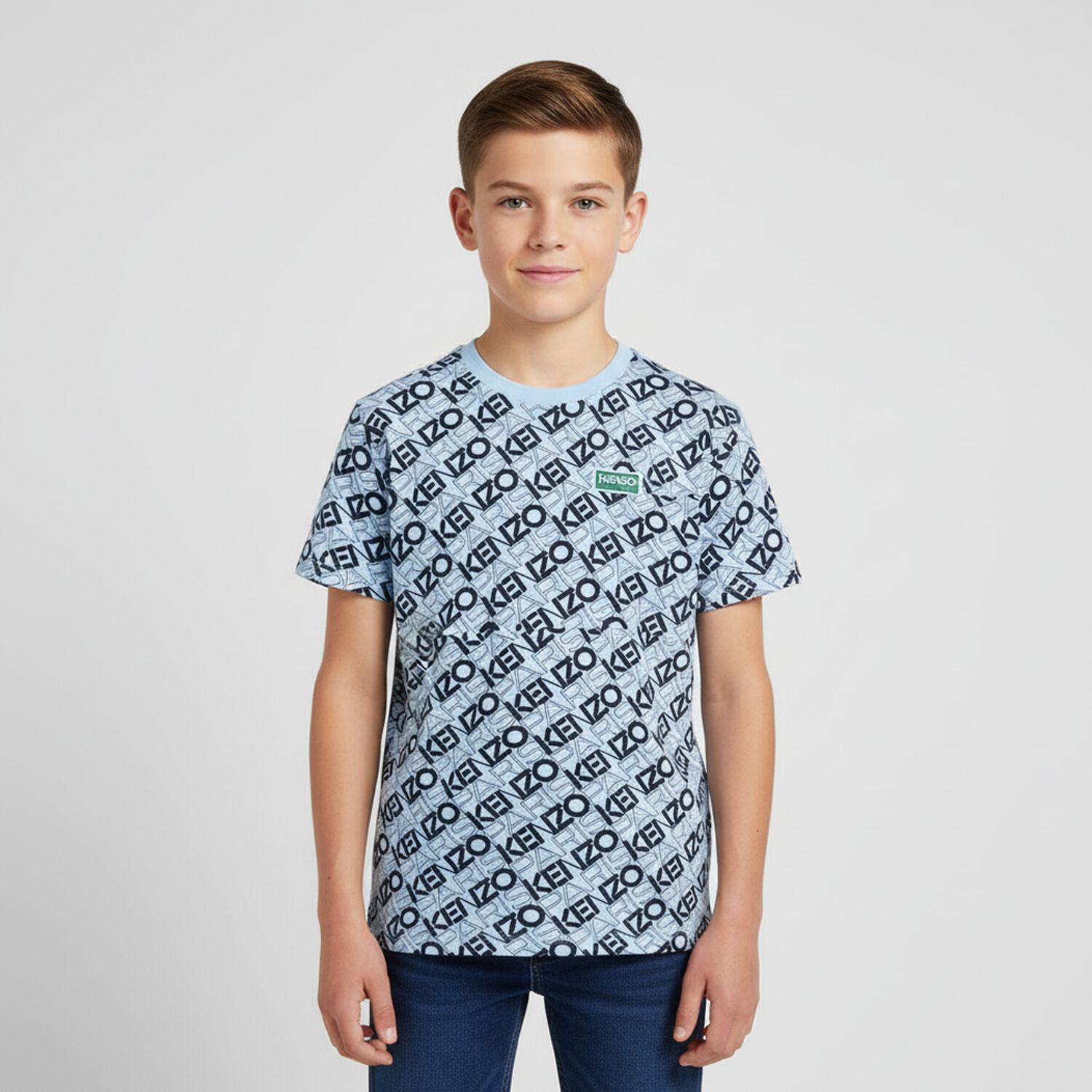 Boys Blue Logo T-Shirt, 2, hi-res