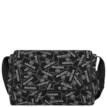 Black Logo Baby Changing Bag