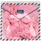 مايوه بنات بيكيني بالشعار باللون الوردي, 1, hi-res