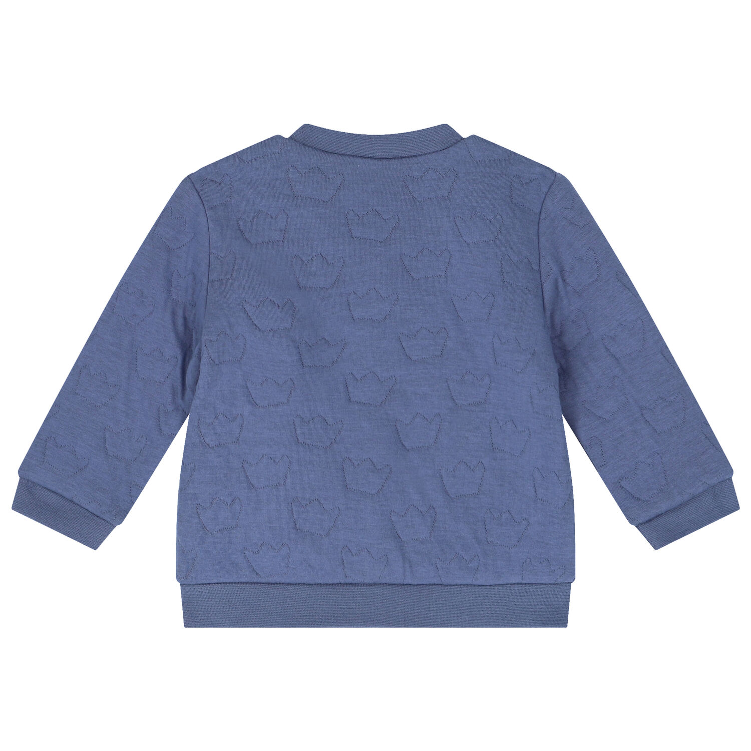 بدلة رياضية زرقاء وعاجية للأولاد الصغار (3 قطع), 1, hi-res image number null