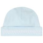 Baby Boys Blue Smocked Hat, 2, hi-res
