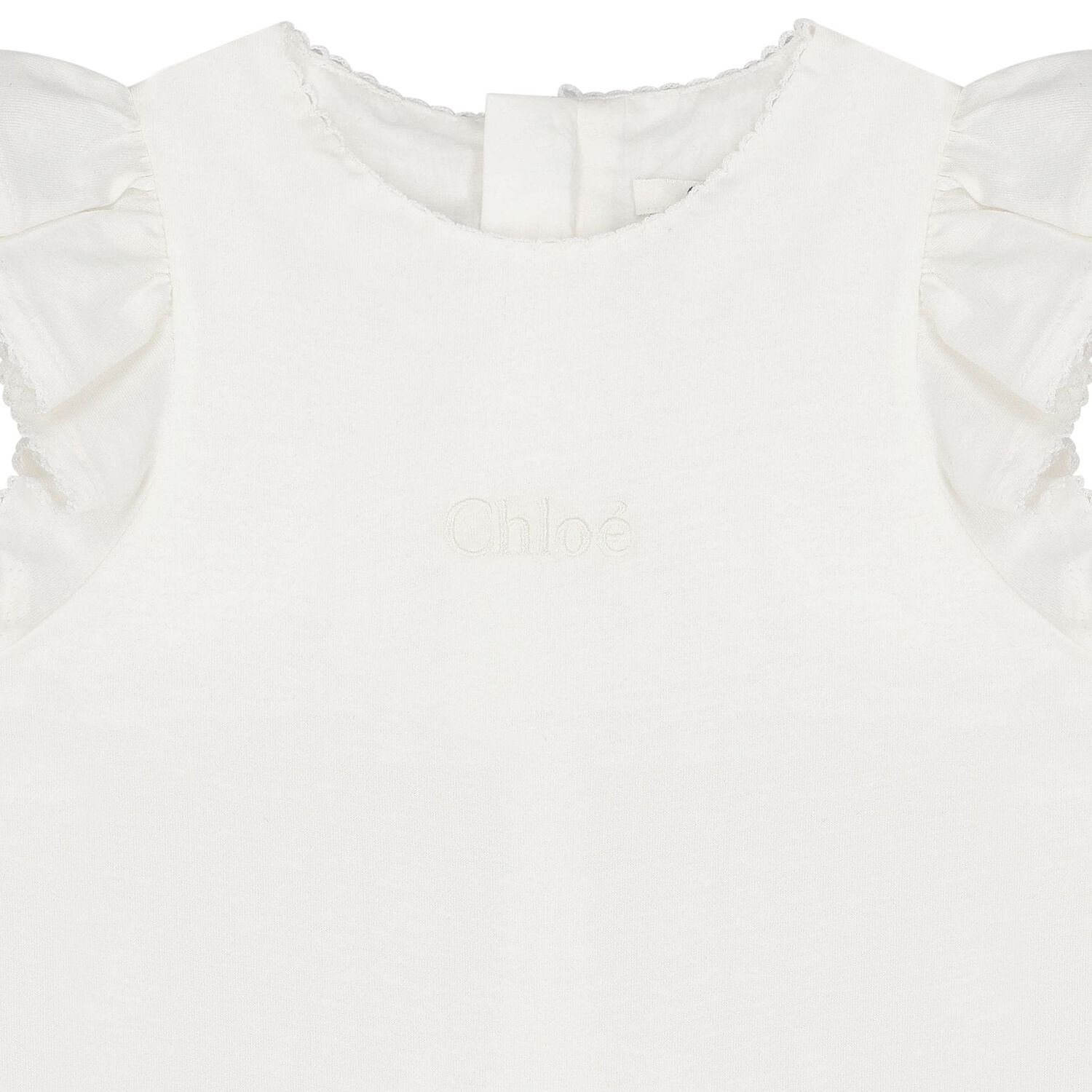 طقم بنات فستان باللون العاجي  , 1, hi-res