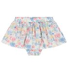 Younger Girls Ivory Butterfly Skirt Set, 1, hi-res