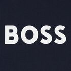 Boys Navy Blue Logo T-Shirt, 3, hi-res