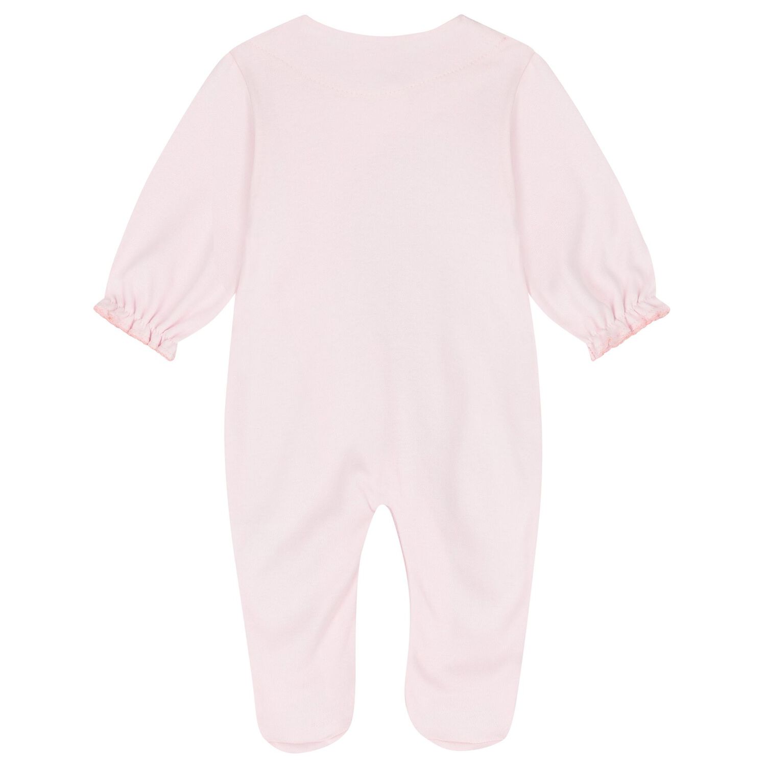 Baby Girls Pink Swan Babygrow Set, 1, hi-res image number null