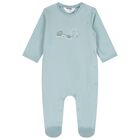 افرول اولاد بطبعه قطار باللون الابيض والاخضر ( 2 قطعه ) , 3, hi-res