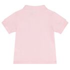 Baby Girls Pink Logo Polo Shirt Gift Set, 1, hi-res