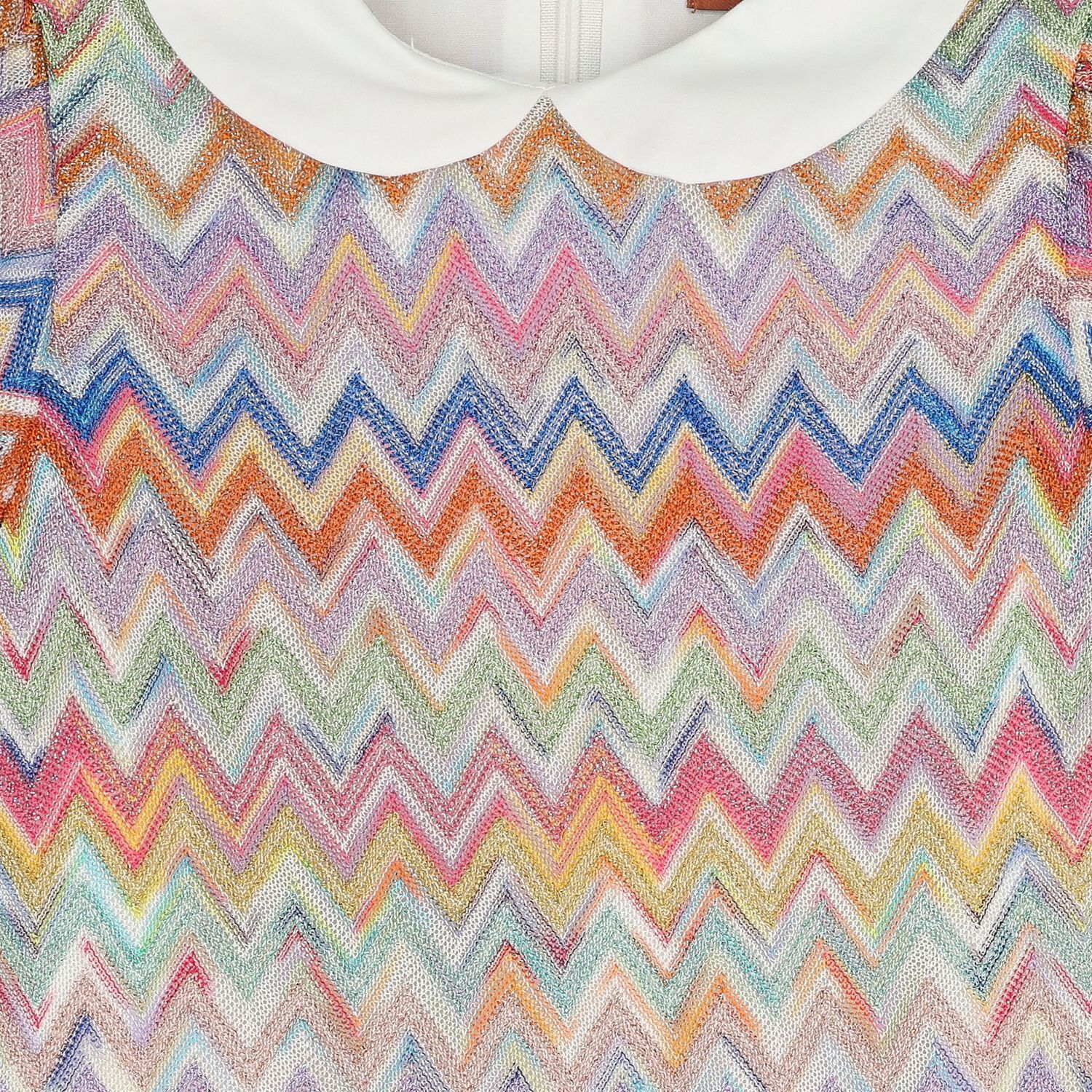 Baby Girls Multi-Coloured Zig Zag Dress, 1, hi-res