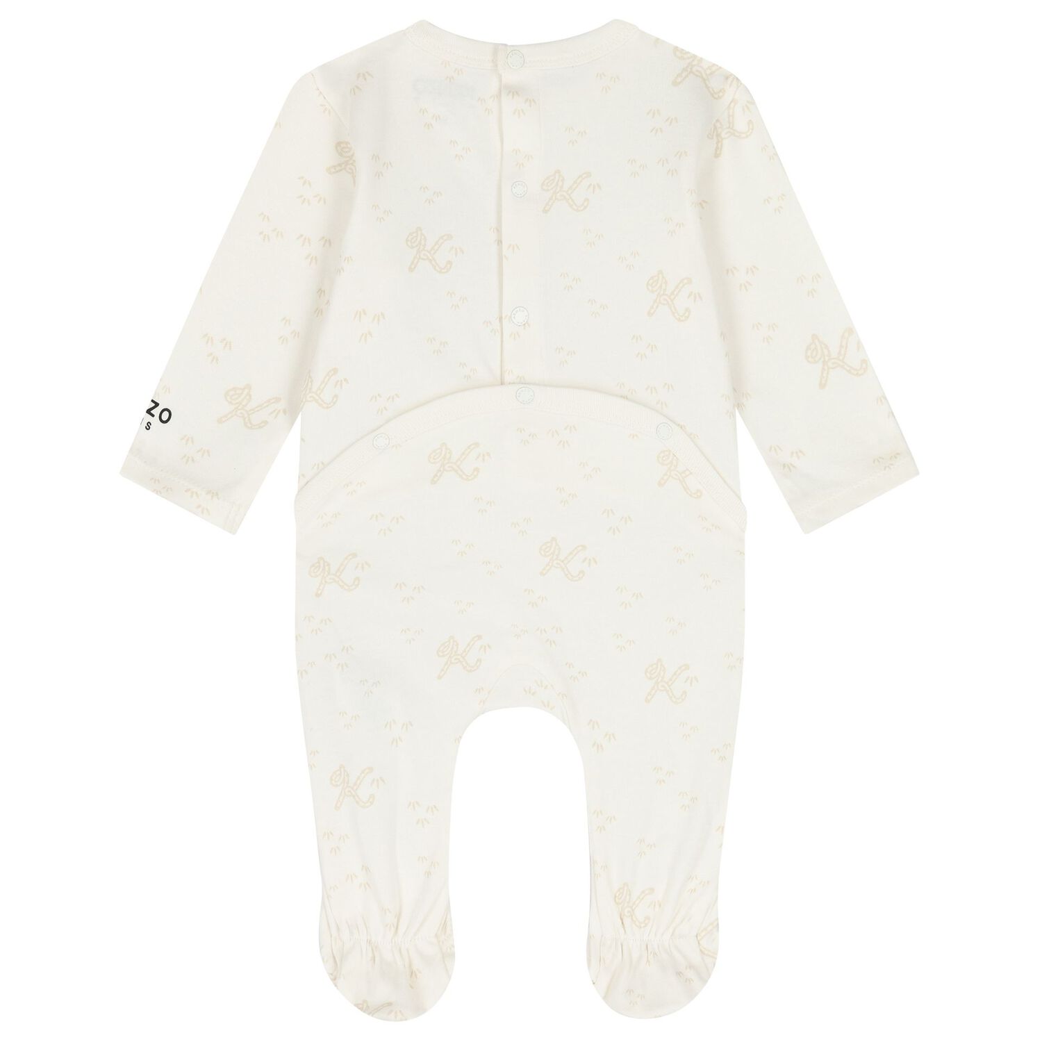 Black & Ivory Tiger Babygrows ( 2 Pack ) , 1, hi-res