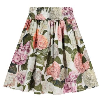 Girls Multi-Coloured Floral Skirt