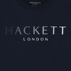 توب أولاد بأكمام بالشعار باللون الكحلى, 4, hi-res