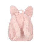 Girls Pink Faux Fur Backpack, 1, hi-res