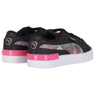 Girls Black Jada Vacay Queen Trainers, 1, hi-res