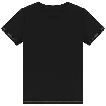 Boys Black Logo T-Shirt