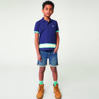 تيشيرت بولو باللون الكحلي للأولاد, 1, hi-res