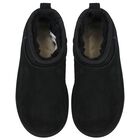 Girls Black Classic Ultra Mini Platform Suede Boots, 1, hi-res