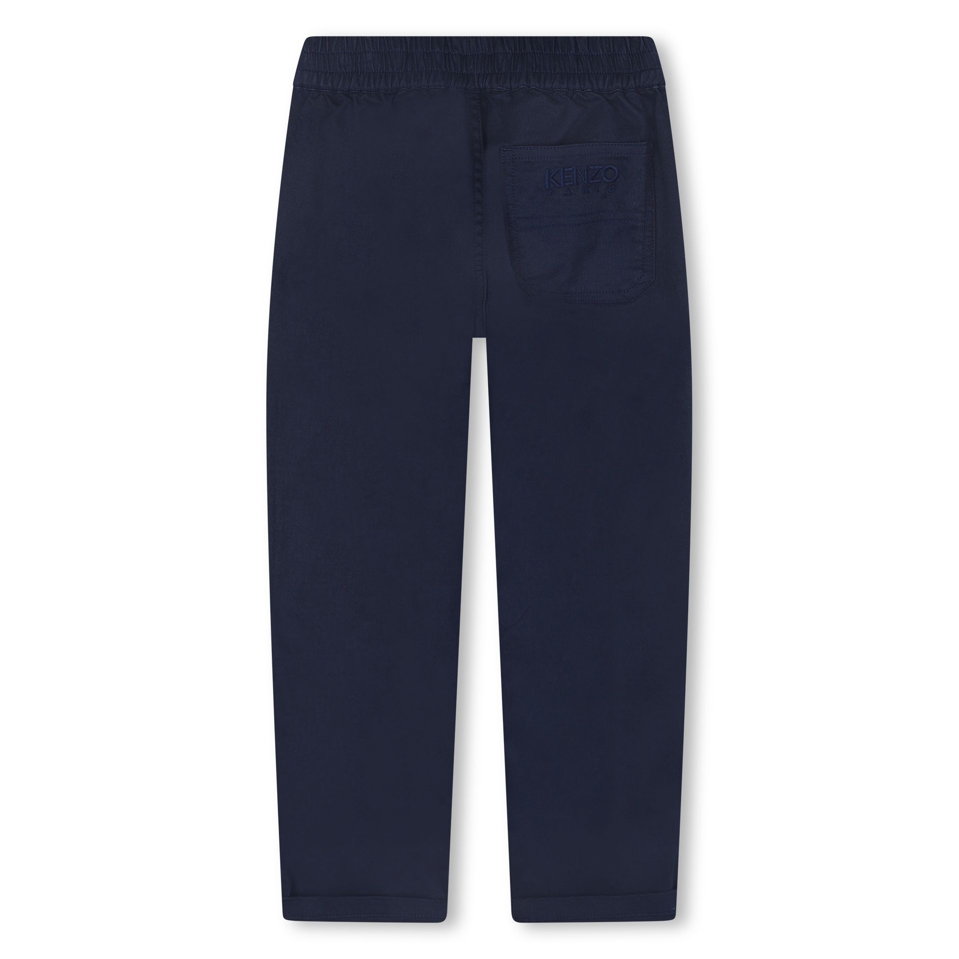 KENZO KIDS Boys Navy Blue Logo Trousers Junior Couture UAE