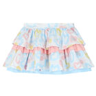 Girls Pink & White Logo Skirt Set, 1, hi-res