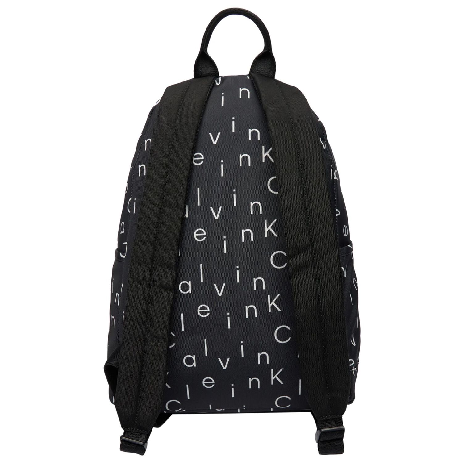 Black Logo Backpack, 1, hi-res