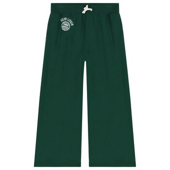 Ralph Lauren Girls Green Logo Joggers, 1 Girls Green Logo Joggers