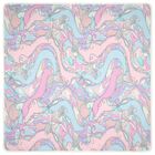 Baby Girls Pink & Lilac Orchidee Logo Blanket, 1, hi-res