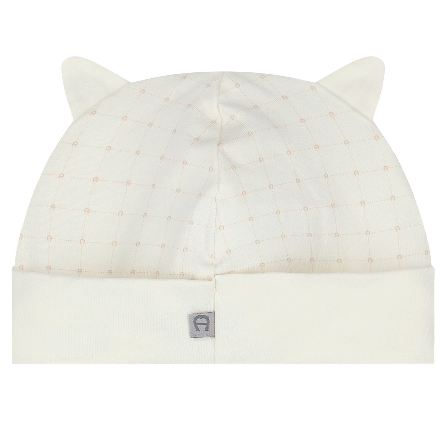 Ivory & Navy Logo Baby Hat, 1, hi-res image number null